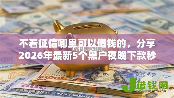 不看征信哪里可以借钱的,分享2026年最新5个黑户夜晚下款秒审核的平台 不看征信哪里可以借钱的,分享2026年最新5个黑户夜晚下款秒审核的平台