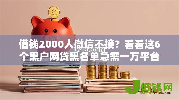 借钱2000人微信不接？看看这6个黑户网贷黑名单急需一万平台能下款怎么样