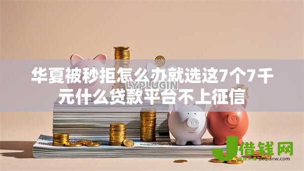华夏被秒拒怎么办就选这7个7千元什么贷款平台不上征信 华夏被秒拒怎么办就选这7个7千元什么贷款平台不上征信