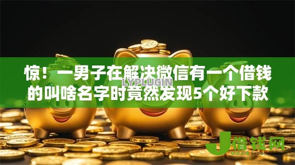 惊！一男子在解决微信有一个借钱的叫啥名字时竟然发现5个好下款的网贷平台，事后分享了出来