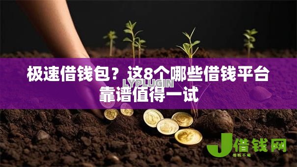 极速借钱包？这8个哪些借钱平台靠谱值得一试