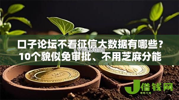 口子论坛不看征信大数据有哪些？10个貌似免审批、不用芝麻分能借的软件合集