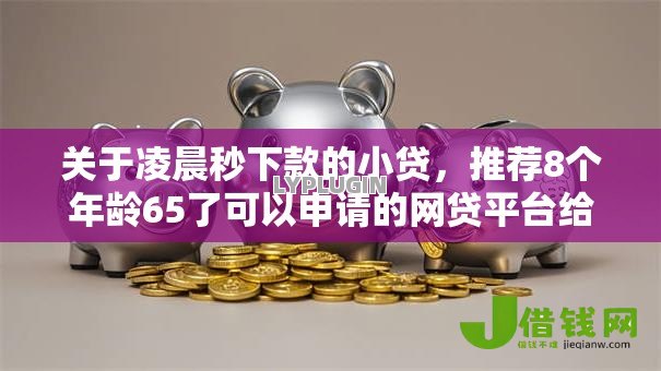关于凌晨秒下款的小贷，推荐8个年龄65了可以申请的网贷平台给你