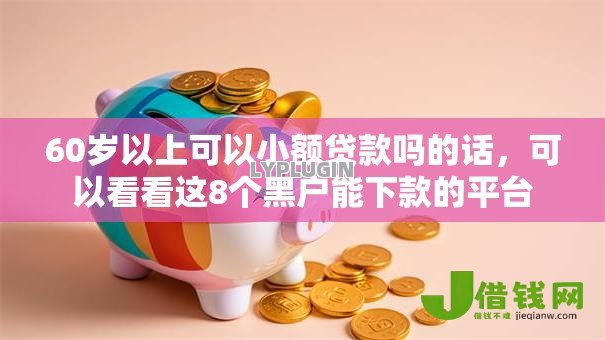 60岁以上可以小额贷款吗的话，可以看看这8个黑户能下款的平台