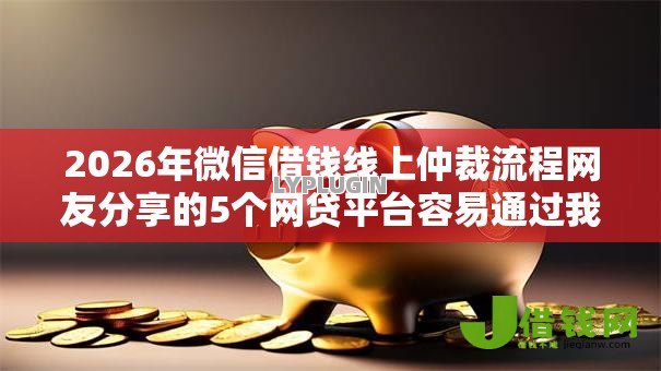 2026年微信借钱线上仲裁流程网友分享的5个网贷平台容易通过我觉得不错！