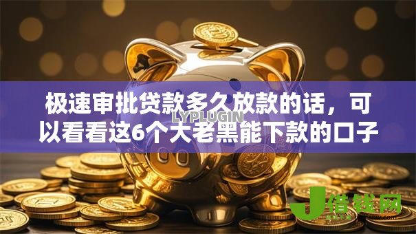 极速审批贷款多久放款的话,可以看看这6个大老黑能下款的口子 极速审批贷款多久放款的话,可以看看这6个大老黑能下款的口子