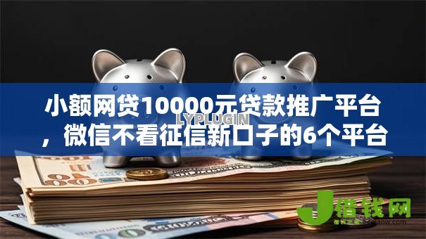 小额网贷10000元贷款推广平台，微信不看征信新口子的6个平台介绍