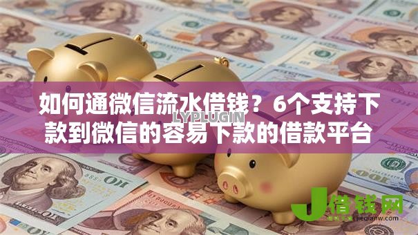 如何通微信流水借钱？6个支持下款到微信的容易下款的借款平台