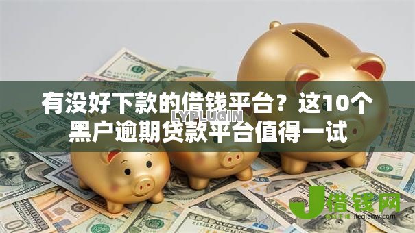 有没好下款的借钱平台？这10个黑户逾期贷款平台值得一试