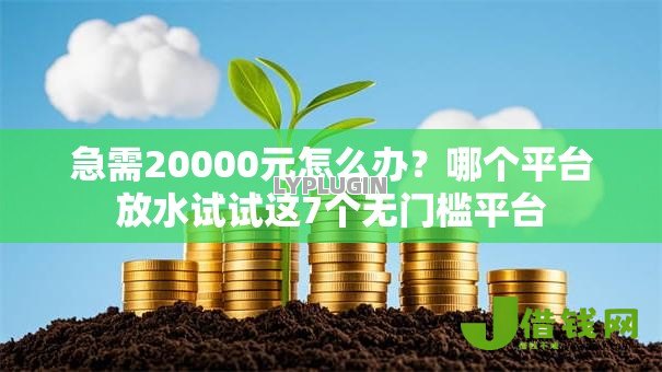 急需20000元怎么办?哪个平台放水试试这7个无门槛平台 急需20000元怎么办?哪个平台放水试试这7个无门槛平台