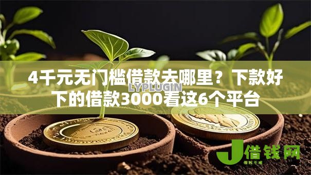 4千元无门槛借款去哪里？下款好下的借款3000看这6个平台