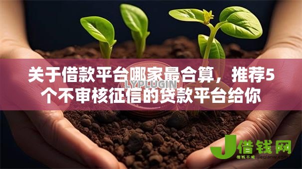 关于借款平台哪家最合算,推荐5个不审核征信的贷款平台给你 关于借款平台哪家最合算,推荐5个不审核征信的贷款平台给你