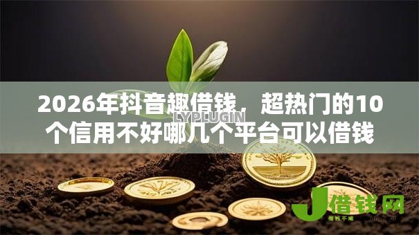 2026年抖音趣借钱，超热门的10个信用不好哪几个平台可以借钱推荐