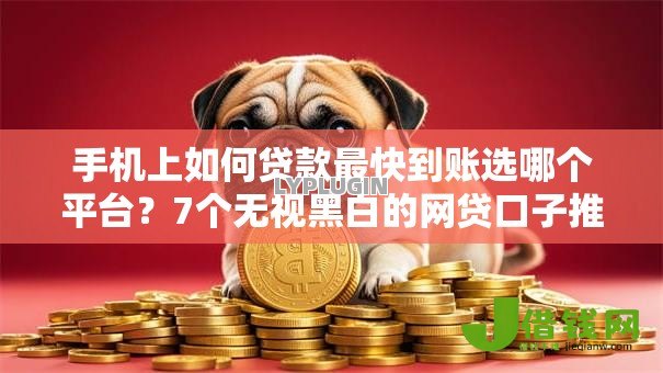 手机上如何贷款最快到账选哪个平台？7个无视黑白的网贷口子推荐