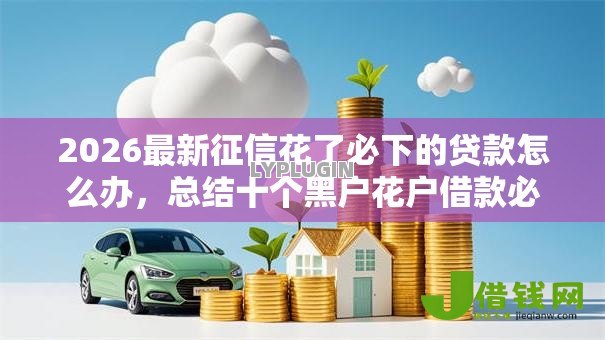 2026最新征信花了必下的贷款怎么办，总结十个黑户花户借款必下口子2025！
