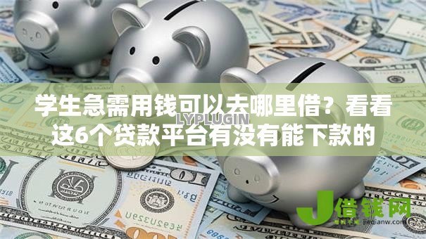 学生急需用钱可以去哪里借?看看这6个贷款平台有没有能下款的 学生急需用钱可以去哪里借?看看这6个贷款平台有没有能下款的