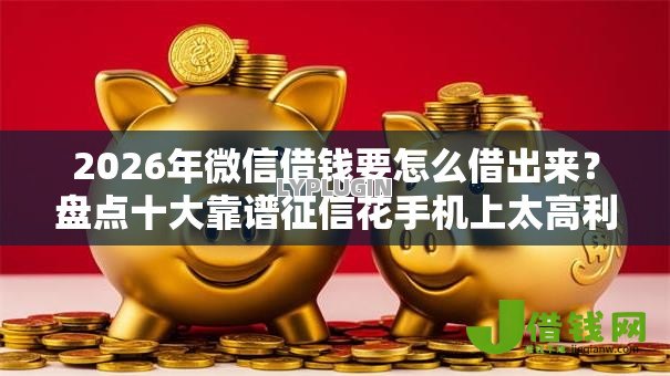 2026年微信借钱要怎么借出来？盘点十大靠谱征信花手机上太高利息贷款软件