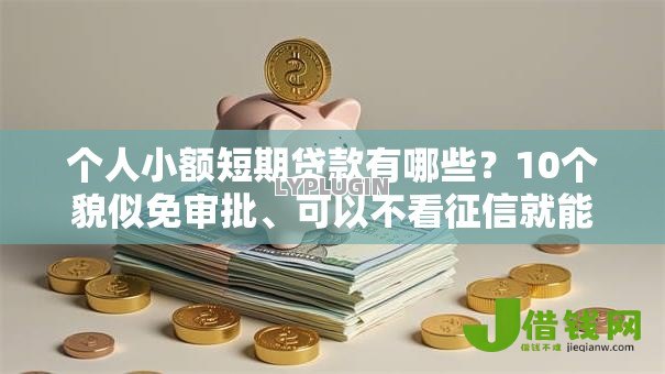 个人小额短期贷款有哪些?10个貌似免审批、可以不看征信就能下款的口子合集 个人小额短期贷款有哪些?10个貌似免审批、可以不看征信就能下款的口子合集
