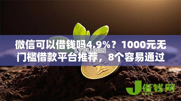 微信可以借钱吗4.9%?1000元无门槛借款平台推荐,8个容易通过的贷款平台盘点 微信可以借钱吗4.9%?1000元无门槛借款平台推荐,8个容易通过的贷款平台盘点
