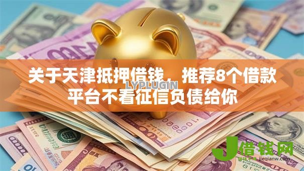 关于天津抵押借钱，推荐8个借款平台不看征信负债给你