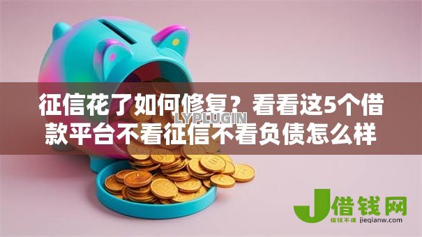 征信花了如何修复？看看这5个借款平台不看征信不看负债怎么样