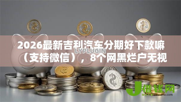 2026最新吉利汽车分期好下款嘛（支持微信），8个网黑烂户无视风控口子无私分享