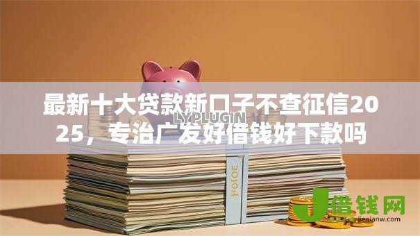 最新十大贷款新口子不查征信2025，专治广发好借钱好下款吗