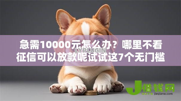 急需10000元怎么办?哪里不看征信可以放款呢试试这7个无门槛平台 急需10000元怎么办?哪里不看征信可以放款呢试试这7个无门槛平台