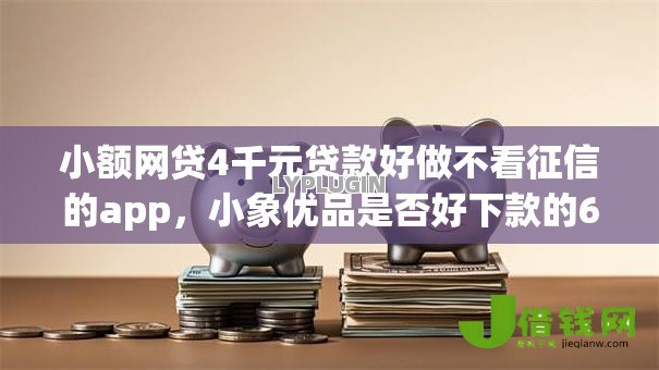 小额网贷4千元贷款好做不看征信的app，小象优品是否好下款的6个平台介绍