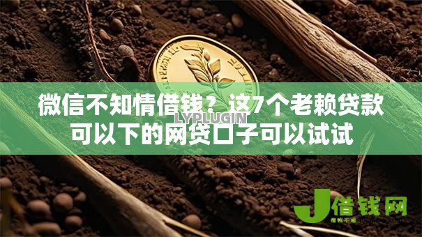 微信不知情借钱？这7个老赖贷款可以下的网贷口子可以试试
