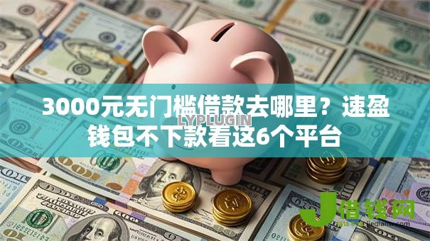 3000元无门槛借款去哪里?速盈钱包不下款看这6个平台 3000元无门槛借款去哪里?速盈钱包不下款看这6个平台