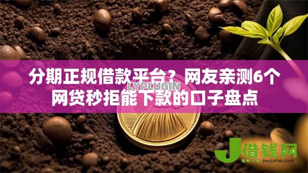 分期正规借款平台？网友亲测6个网贷秒拒能下款的口子盘点