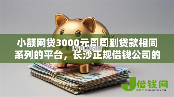小额网贷3000元周周到贷款相同系列的平台，长沙正规借钱公司的6个平台介绍