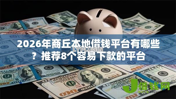 2026年商丘本地借钱平台有哪些？推荐8个容易下款的平台