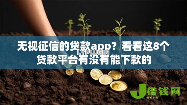 无视征信的贷款app？看看这8个贷款平台有没有能下款的