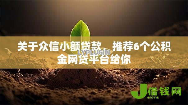 关于众信小额贷款，推荐6个公积金网贷平台给你