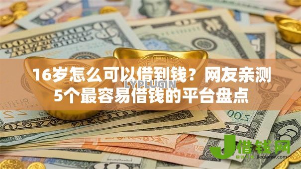 16岁怎么可以借到钱?网友亲测5个最容易借钱的平台盘点 16岁怎么可以借到钱?网友亲测5个最容易借钱的平台盘点