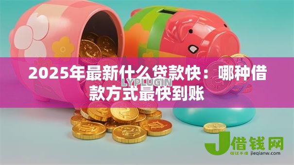 2025年最新什么贷款快：哪种借款方式最快到账