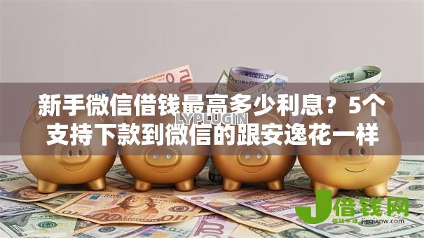 新手微信借钱最高多少利息？5个支持下款到微信的跟安逸花一样容易通过审核的软件