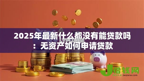 2025年最新什么都没有能贷款吗：无资产如何申请贷款