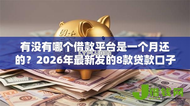 有没有哪个借款平台是一个月还的?2026年最新发的8款贷款口子 有没有哪个借款平台是一个月还的?2026年最新发的8款贷款口子