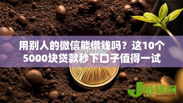 用别人的微信能借钱吗?这10个5000块贷款秒下口子值得一试 用别人的微信能借钱吗?这10个5000块贷款秒下口子值得一试