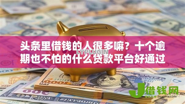 头条里借钱的人很多嘛？十个逾期也不怕的什么贷款平台好通过