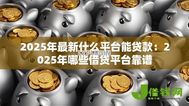 2025年最新什么平台能贷款：2025年哪些借贷平台靠谱