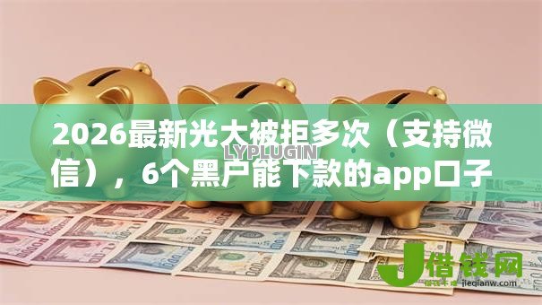 2026最新光大被拒多次（支持微信），6个黑户能下款的app口子入口无私分享