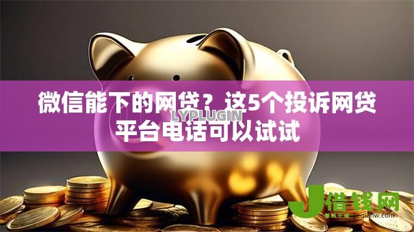 微信能下的网贷？这5个投诉网贷平台电话可以试试