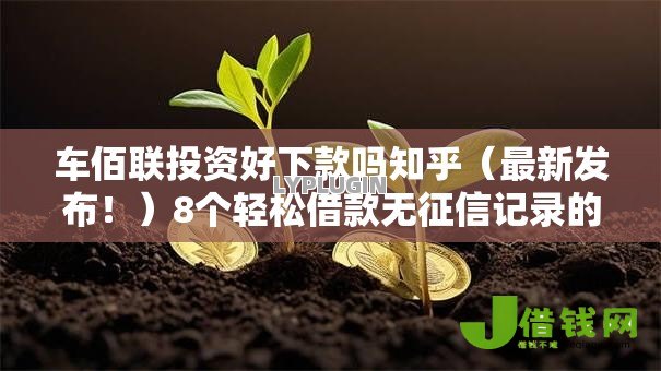 车佰联投资好下款吗知乎(最新发布!)8个轻松借款无征信记录的平台 车佰联投资好下款吗知乎(最新发布!)8个轻松借款无征信记录的平台
