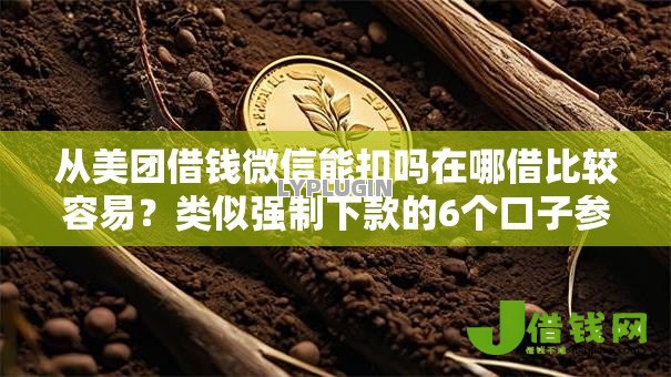 从美团借钱微信能扣吗在哪借比较容易?类似强制下款的6个口子参考 从美团借钱微信能扣吗在哪借比较容易?类似强制下款的6个口子参考