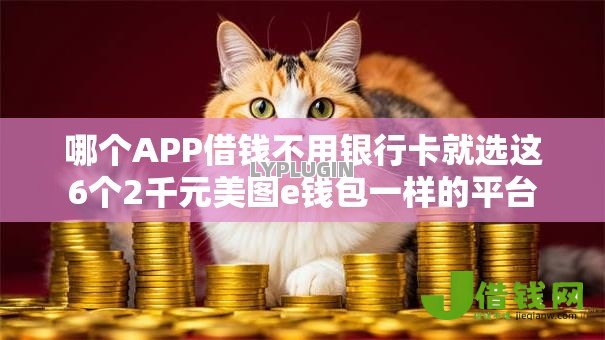 哪个APP借钱不用银行卡就选这6个2千元美图e钱包一样的平台