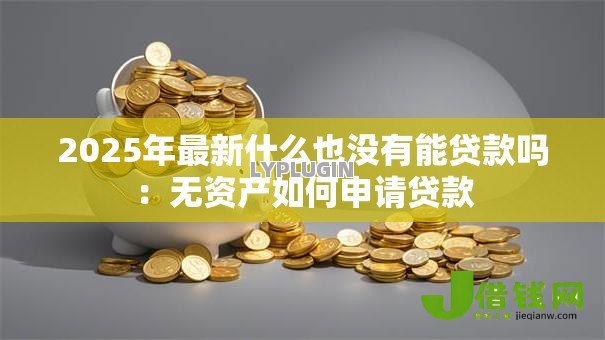 2025年最新什么也没有能贷款吗：无资产如何申请贷款